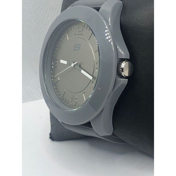Skechers SR5011 Men's Grey Silicone Analog Grey Dial Quartz Genuine Watch OP158 - Picture 2 of 9